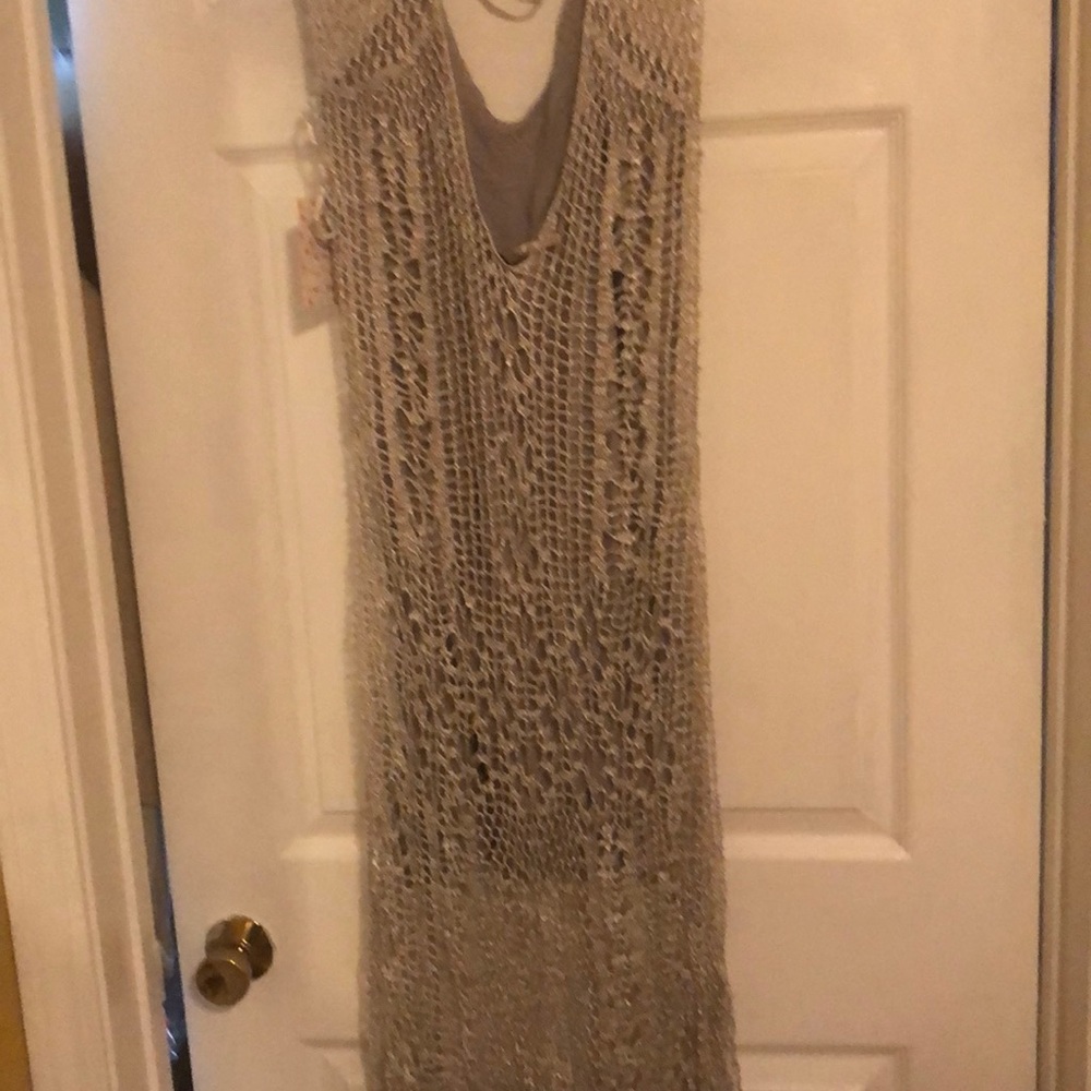 Free People crotcheted dress size medium! BNWT - Picture 7 of 11